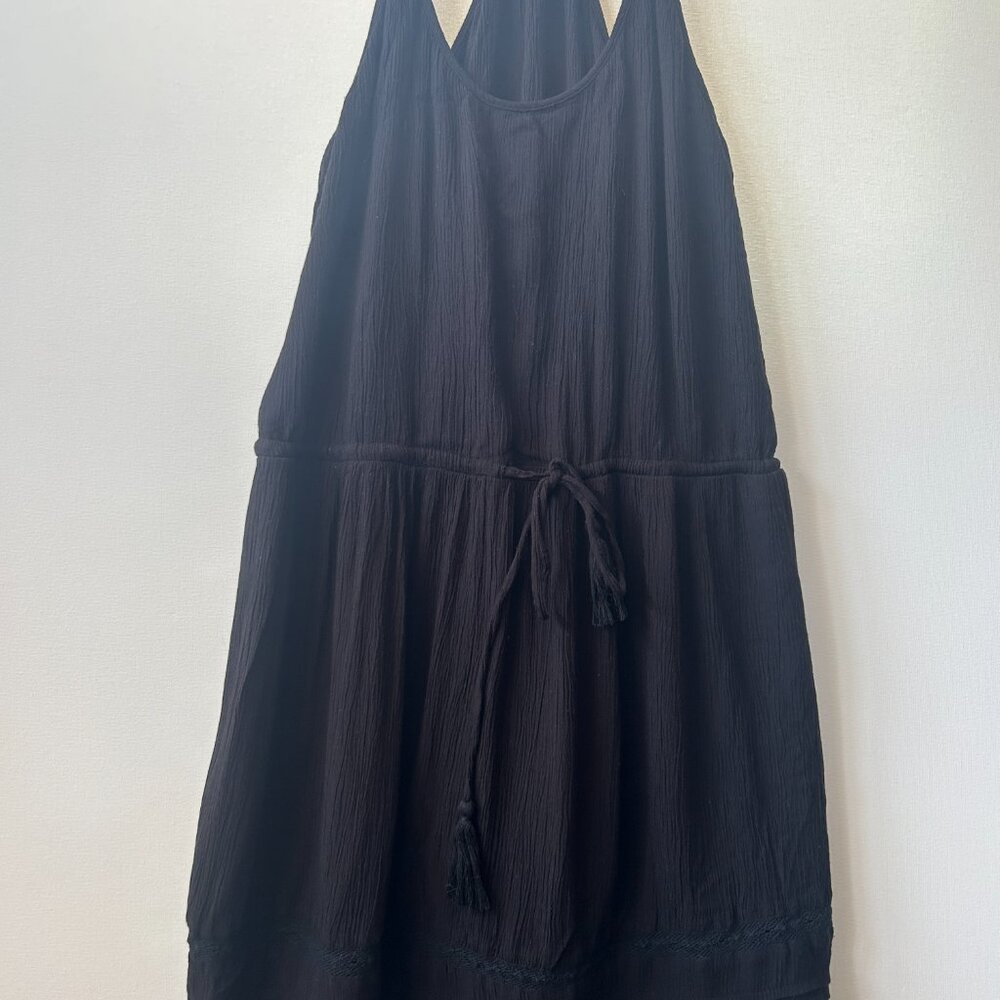 Aritzia Talula Dress with Waist Drawstring and Adjustable Strap, Detailed Tr